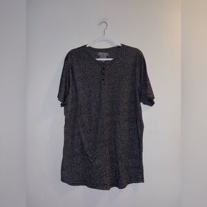 Bluenotes - Gray Button Tee (Men’s)